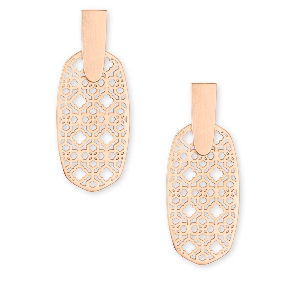KENDRA SCOTT FILIGREE ARAGON ROSE GOLD Earrings